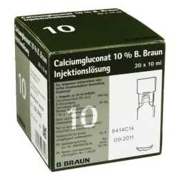 CALCIUMGLUCONAT %10 MPC Enjeksiyonluk çözelti, 20X10 ml