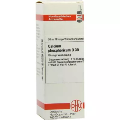 DHU Kalsiyum fosforikum D 30 seyreltme, 20 ml DHU Kalsiyum fosforikum D 30 seyreltme, 20 ml