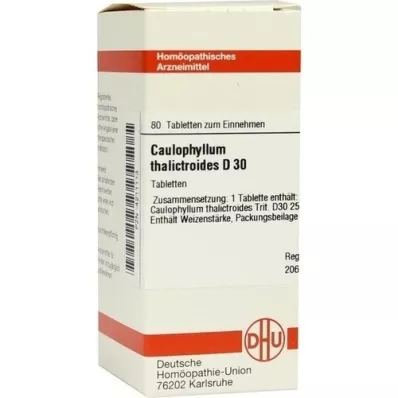 CAULOPHYLLUM THALICTROIDES D 30 Tablet, 80 Kapsül