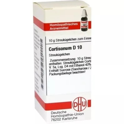 CORTISONUM D 10 globül, 10 g