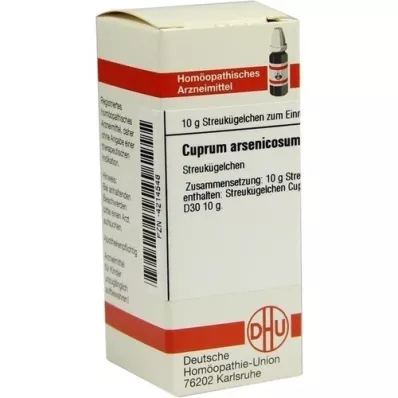 CUPRUM ARSENICOSUM D 30 globül, 10 g