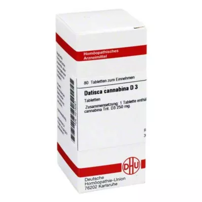 DATISCA cannabina D 3 tablet, 80 adet DATISCA cannabina D 3 tablet, 80 adet
