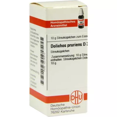 DOLICHOS PRURIENS D 3 globül, 10 g DOLICHOS PRURIENS D 3 globül, 10 g