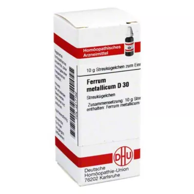 FERRUM METALLICUM D 30 globül, 10 g FERRUM METALLICUM D 30 globül, 10 g