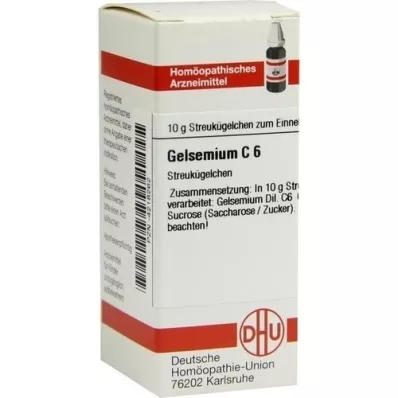 GELSEMIUM C 6 globül, 10 g