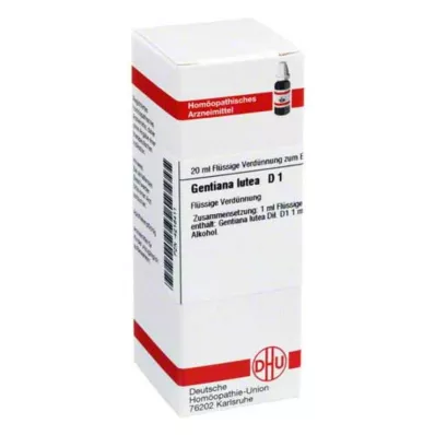 GENTIANA LUTEA D 1 seyreltme, 20 ml