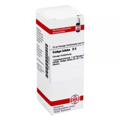 GINKGO BILOBA D 6 seyreltme, 20 ml GINKGO BILOBA D 6 seyreltme, 20 ml
