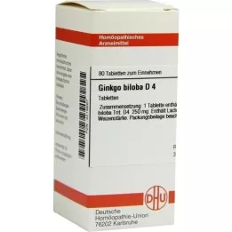 GINKGO BILOBA D 4 Tablet, 80 Kapsül