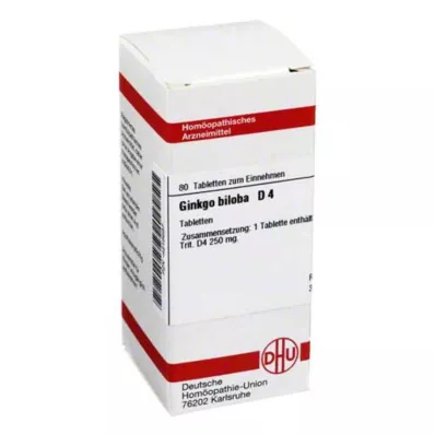 GINKGO BILOBA D 4 Tablet, 80 Kapsül GINKGO BILOBA D 4 Tablet, 80 Kapsül