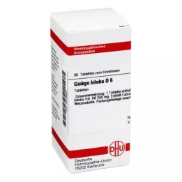 GINKGO BILOBA D 6 Tablet, 80 Kapsül