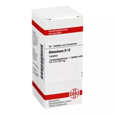 DHU Glonoinum D 12 tablet, 80 adet DHU Glonoinum D 12 tablet, 80 adet