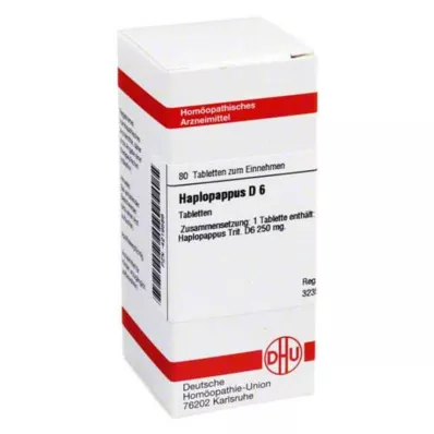 HAPLOPAPPUS D 6 Tablet, 80 Kapsül HAPLOPAPPUS D 6 Tablet, 80 Kapsül