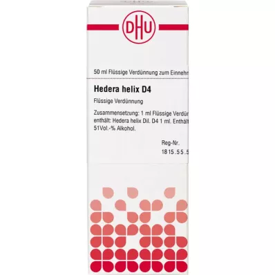 HEDERA HELIX D 4 seyreltme, 50 ml