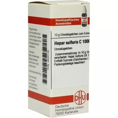 HEPAR SULFURIS C 1000 globül, 10 g