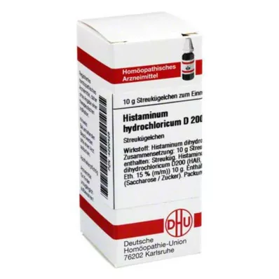 HISTAMINUM hydrochloricum D 200 globül, 10 g
