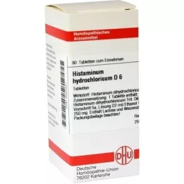 HISTAMINUM hydrochloricum D 6 tablet, 80 adet