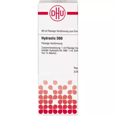 HYDRASTIS D 60 seyreltme, 20 ml