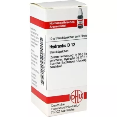 HYDRASTIS D 12 globül, 10 g