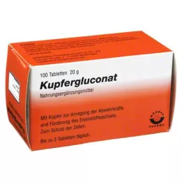 KUPFERGLUCONAT Tabletler, 100 adet