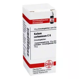 KALIUM CARBONICUM C 6 globül, 10 g
