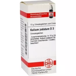 KALIUM JODATUM D 3 globül, 10 g