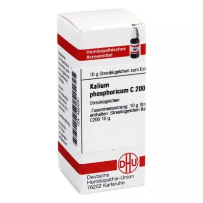 KALIUM PHOSPHORICUM C 200 globül, 10 g