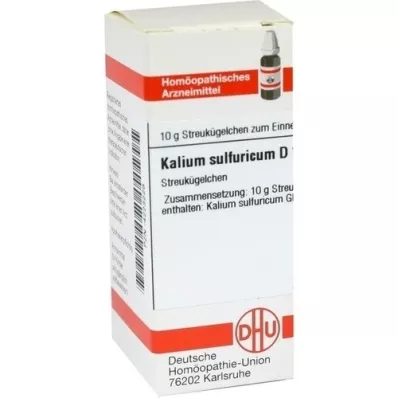 KALIUM SULFURICUM D 12 globül, 10 g