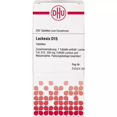 LACHESIS D 15 Tablet, 200 Kapsül