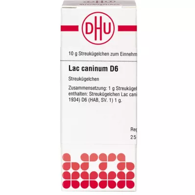 LAC CANINUM D 6 globül, 10 g