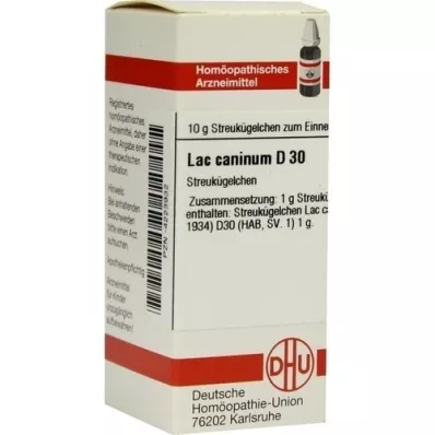 LAC CANINUM D 30 globül, 10 g