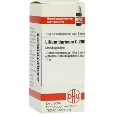 LILIUM TIGRINUM C 200 globül, 10 g