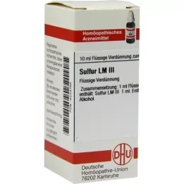 SULFUR LM III Seyreltme, 10 ml