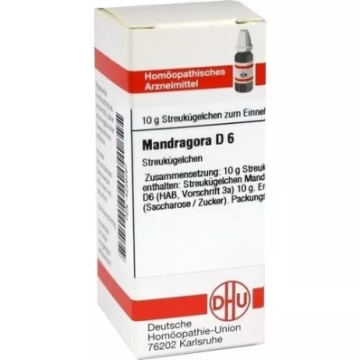 MANDRAGORA D 6 globül, 10 g
