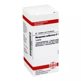 MANGANUM SULFURICUM D 12 Tablet, 80 Kapsül
