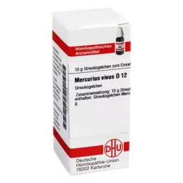 MERCURIUS VIVUS D 12 globül, 10 g