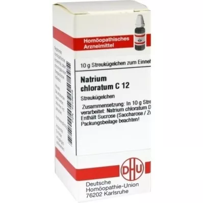 NATRIUM CHLORATUM C 12 globül, 10 g