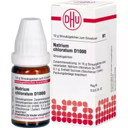 NATRIUM CHLORATUM D 1000 globül, 10 g