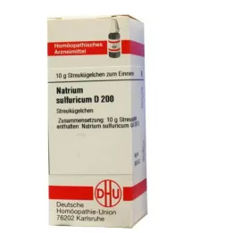 NATRIUM SULFURICUM D 200 globül, 10 g