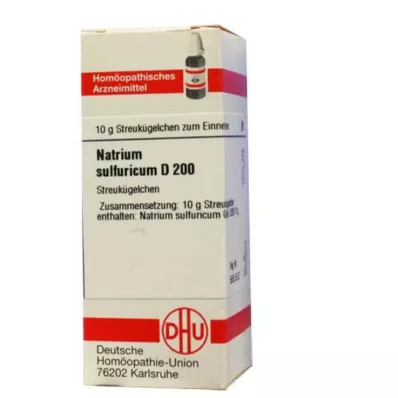 NATRIUM SULFURICUM D 200 globül, 10 g