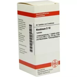 NICOTINUM D 10 Tablet, 80 Kapsül