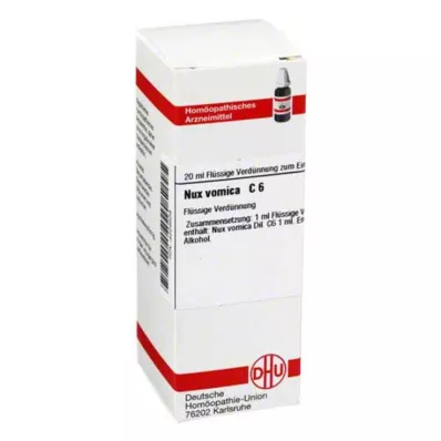 NUX VOMICA C 6 seyreltme, 20 ml NUX VOMICA C 6 seyreltme, 20 ml