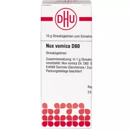 NUX VOMICA D 60 globül, 10 g