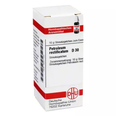 DHU Petroleum rectificatum D 30 kürecik, 10 g DHU Petroleum rectificatum D 30 kürecik, 10 g
