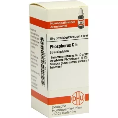 PHOSPHORUS C 6 globül, 10 g