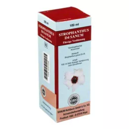 STROPHANTHUS D 4 Sanum damla, 100 ml