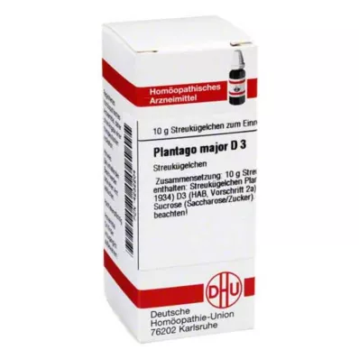 PLANTAGO MAJOR D 3 globül, 10 g