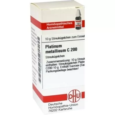PLATINUM METALLICUM C 200 globül, 10 g