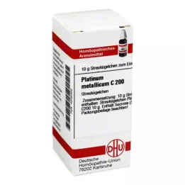 PLATINUM METALLICUM C 200 globül, 10 g