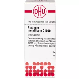 PLATINUM METALLICUM C 1000 globül, 10 g