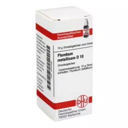 PLUMBUM METALLICUM D 10 globül, 10 g